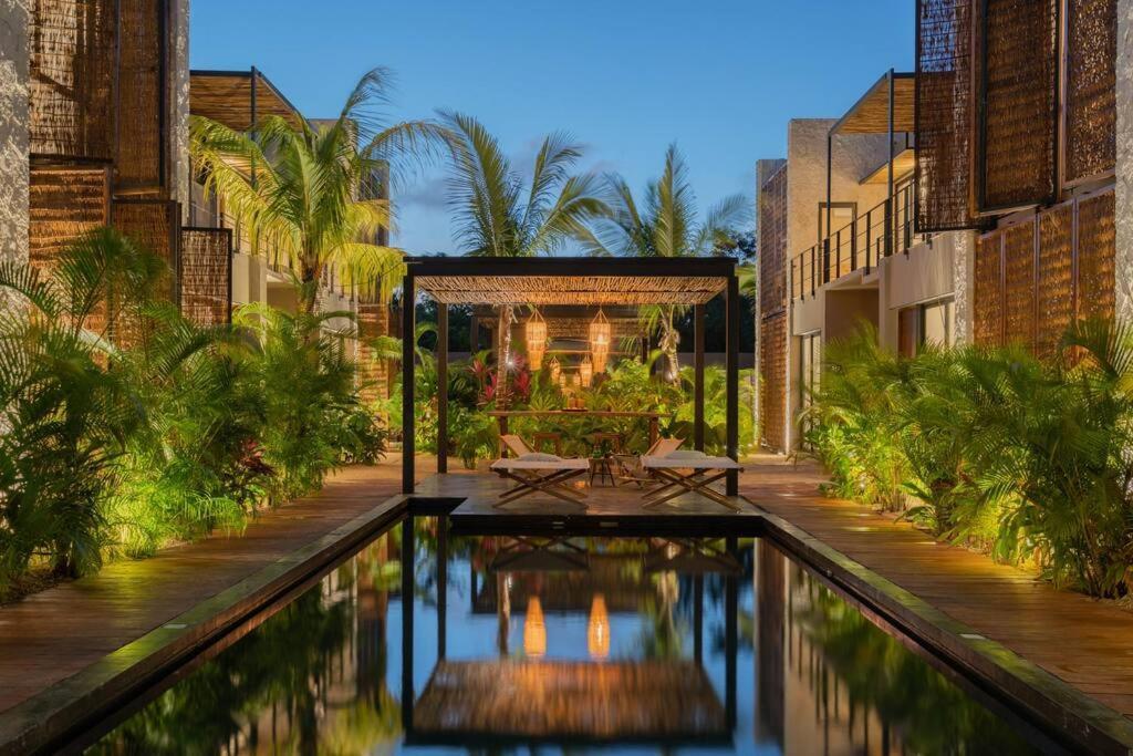 Departamento Boho Chic, Alberca Privada , Centrico Leilighet Tulum Eksteriør bilde