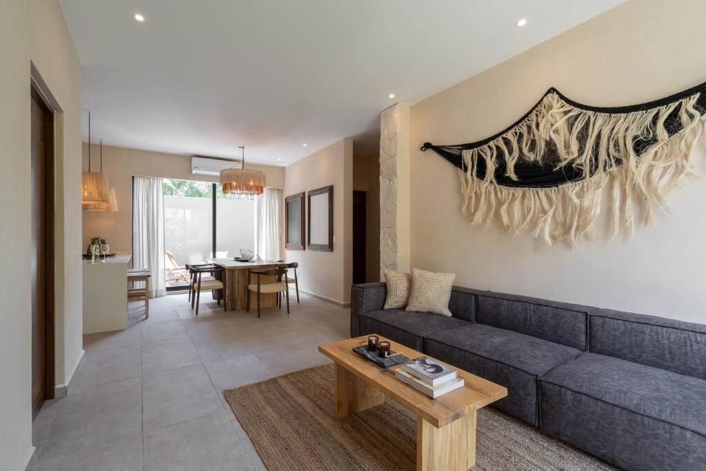 Departamento Boho Chic, Alberca Privada , Centrico Leilighet Tulum Eksteriør bilde